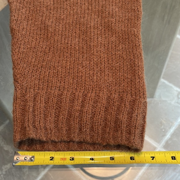 Oak + Fort, M, relaxed fit, wide sleeve, open weave acrylic/alpaca/nylon EUC - Picture 6 of 10